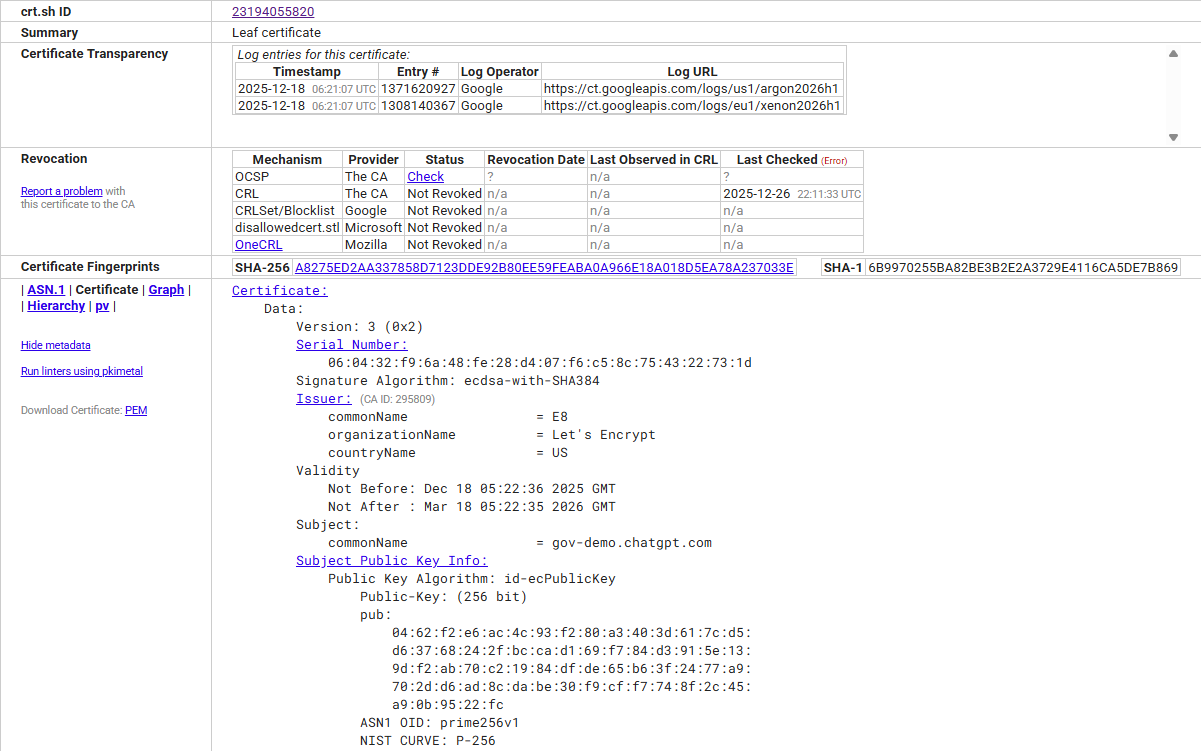 crt.sh: How to Discover SSL/TLS Certificates and Subdomains Using Certificate Transparency